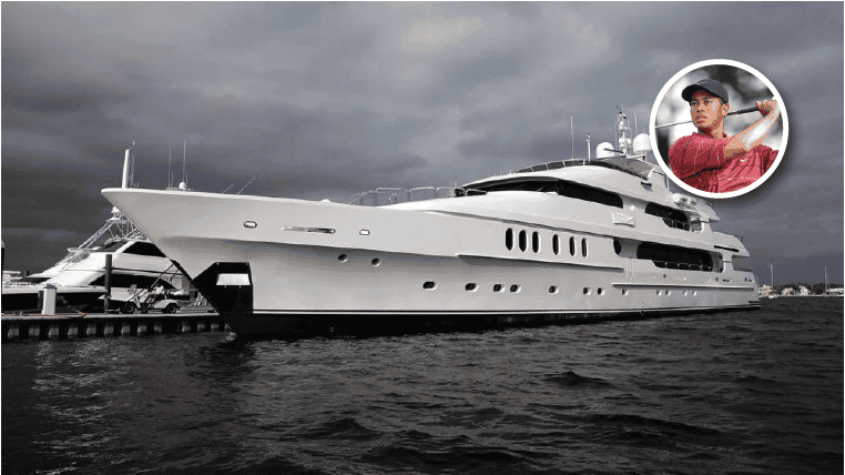 tiger woods yacht 2022