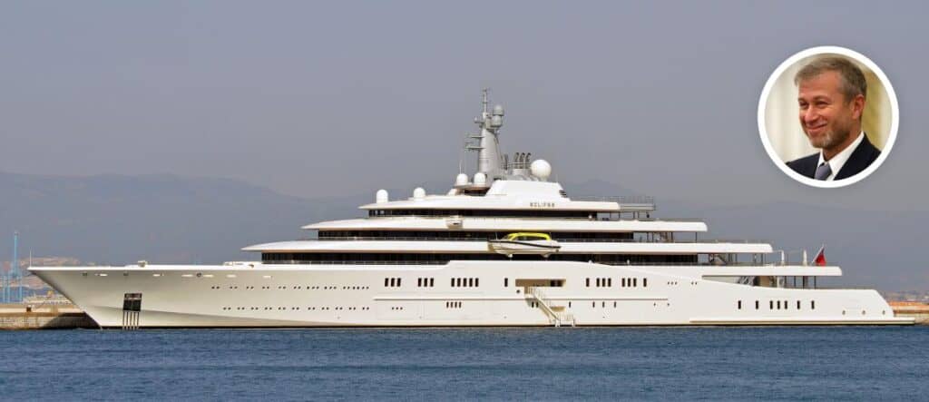 how much is roman abramovich yacht